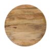 Slatted Round Coffee Table - Beige - Image 3