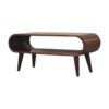 Amaya - Nordic Style Coffee Table - Chestnut - Image 11