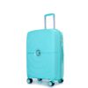 Expandable Hardshell Suitcase Double Spinner Wheels Pp Luggage Sets Lightweight Durable Suitcase & Tsa Lock, 3 Piece Set (20/24/28) - Lake Blue - Image 12