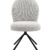 Lawton - Boucle Side Chair With Swivel (Set of 2) - Gray - Image 2