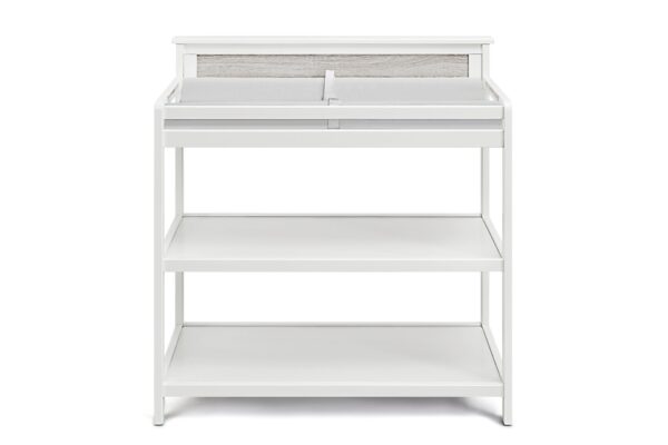 Connelly - Changing Table - White, Rockport Gray
