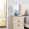 Louis Phillipe - Elegant Traditional Nightstand - Beige - Image 4