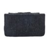Chenille Interior Lazy Sofa Chaise Lounge Armchair With 3 Pillows And Armrests, Soft Chenille - Black - Image 14
