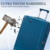 20" / 24" / 28" 3 Pieces / Set Spinner Wheel Luggage, Carry On Suitcase, Matching Color, TSA Combination Lock - Navy - Image 9