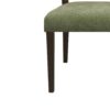 Mid Century Rattan Dining Chair Without Arms (Set of 2) - Dark Brown / Green - Image 12