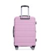 Luggage Set Of 5 Pieces, Expandable Hard Pc Luggage Set With Tsa Lock For Rotating Wheels, Lightweight Rolling Luggage - Pink - Image 12