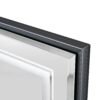 40*30" LED Bathroom Beveled Mirror, 3000 - 6000K Gradient Front And Backlit LED Mirror For Bathroom, 3 Colors Dimmable, Ip54 Enhanced Anti - Fog, Hanging Plates Wall Mount Lighted Mirror - Gray - Image 3