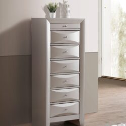 Marilla - 7 Drawer Lingerie Chest - Silver Champagne