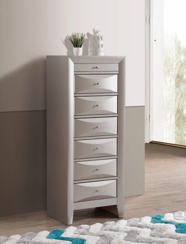 Marilla - 7 Drawer Lingerie Chest - Silver Champagne