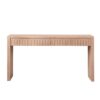 Modern Console Table With 4 Drawers, Entryway Table - Natural - Image 5