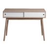 Rustic Entryway Console Table With Sliding White Doors And Wood Legs - Natural - Image 20