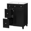 Bathroom Vanity Cabinet With Sink - Black - Image 13