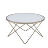 Valora - Glass Top Coffee Table - Champagne - Image 9