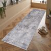 Marfi - 2' X 8' Abstract Runner Rug - Ivory / Sand - Image 2