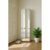 Elise - Modular Wood Closet System With Mirror For Custom Storage Solutions - White - Image 10