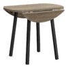 3 Piece Drop Leaf Dining Table Set, Contemporary & Modern - Taupe - Image 3