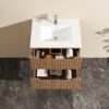 24" Wall Mount Bathroom Vanity Cabinet Floating (Cabinet Only) - Walnut - Image 3