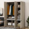 6 Doors Wardrobe Storage For Bedroom - Nature - Image 11