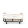 Outdoor Patio Daybed Rattan Daybed Outdoor Sunbed With Detachable Pillows For Patio, Backyard, Pool - Beige - Image 22
