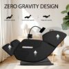 Massage Chair Recliner With Zero Gravity, Full Body Air Pressure - Black - Image 8