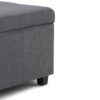 Castleford - Storage Ottoman - Slate Gray - Image 6