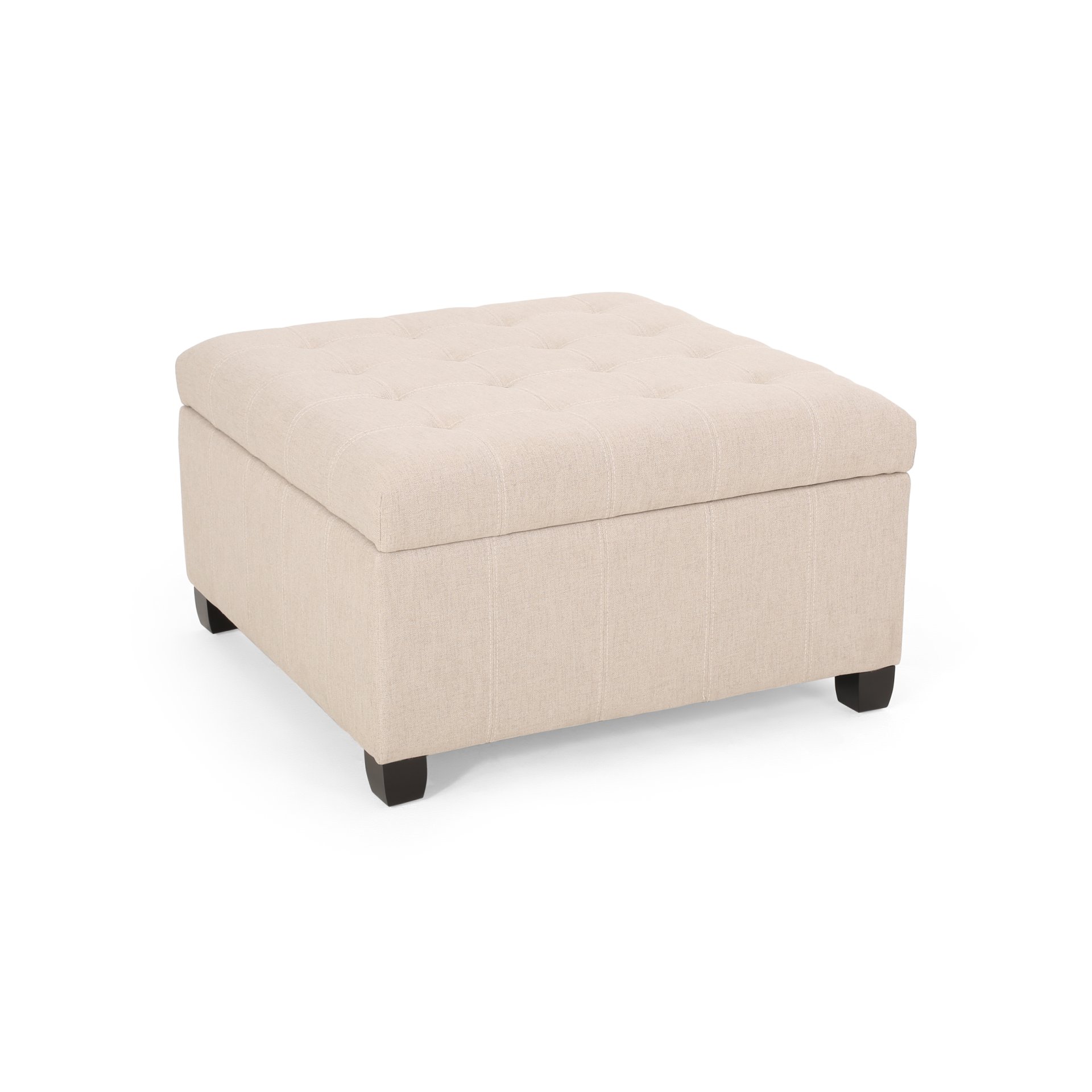 Isabella - Ottoman Storage Solution - Wheat - Image 7