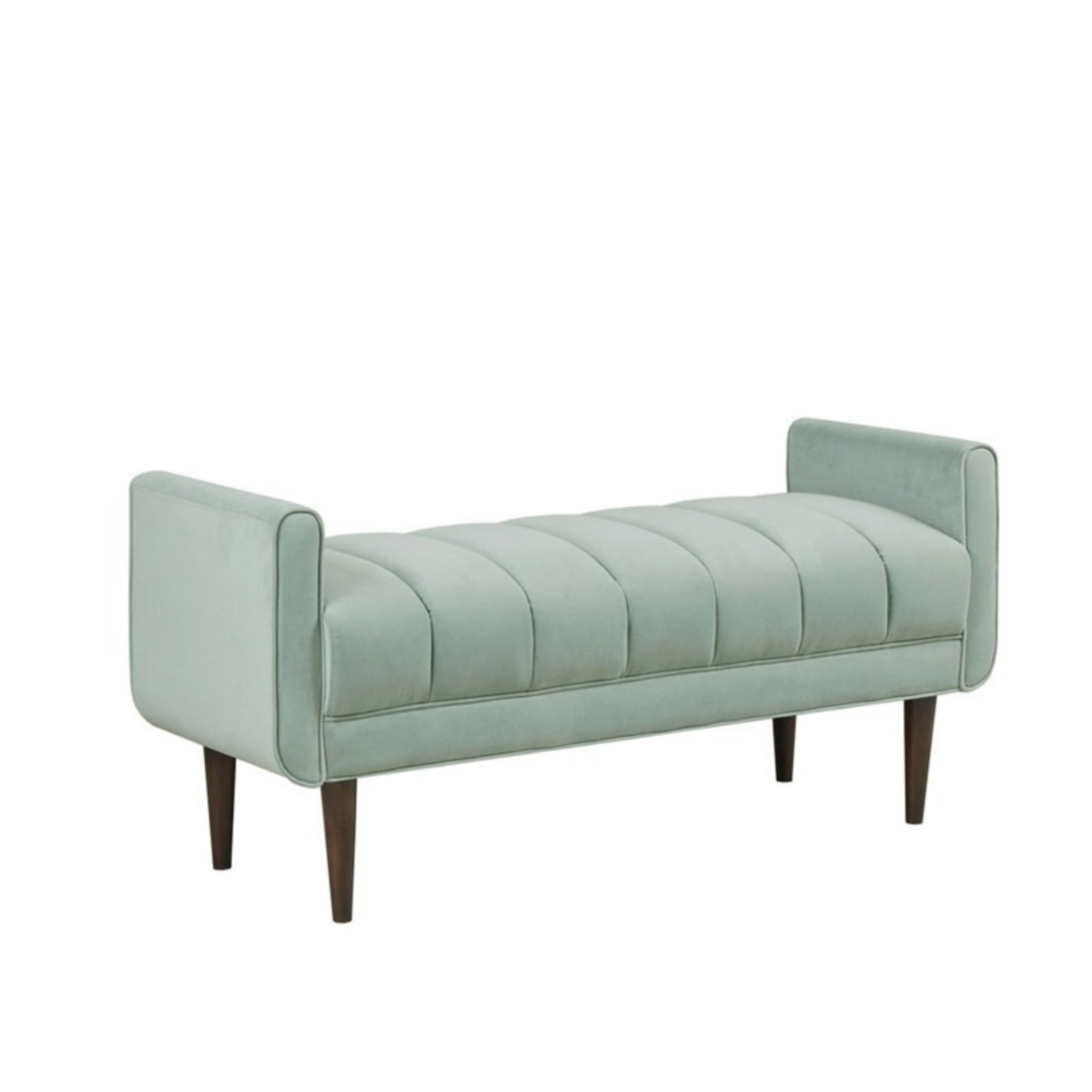 Linea - Upholstered Accent Bench - Seafoam - Image 4