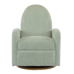 Modern 360 Swivel And Glider Recliner Chair - Light Green