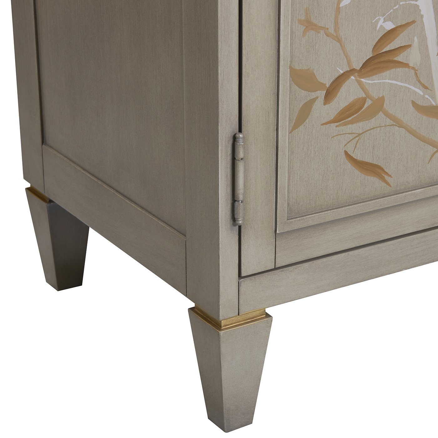 Dauphin - Handpainted Entryway Storage Cabinet - Gray Cashmere - Image 11