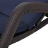 Mikael - Outdoor Chaise Lounge With Cushion - Dark Brown - Image 17