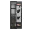 3 - 4 Gun Safe For Rifles And Pistols, Quick Access Password Gun Safe, High Security Metal Rifle Safe Locker With Removable Shelf And 2 Adjustable Gun Slots - Black - Image 9