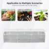 Polycarbonate Greenhouse For Outdoors In Winter - Silver - Image 8