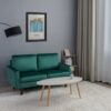 Plush Comfort Loveseat - Green - Image 11