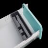 Simple Style 3 Drawer Mobile File Cabinet Under Desk Office Storage - White / Green - Image 8