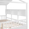 Full Size House Bed With 2 Drawers, Kids Bed With Storage Shelf - White - Image 14