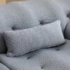 Large Size 2 Seater Sofa, Pure Foam Comfy Sofa Couch, Modern Lounge Sofa For Living Room, Apartment - Light Gray - Image 6