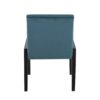 Carmen - Contemporary Chair (Set of 2) - Teal / Black - Image 5