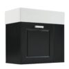 Modern Wall Mounted Bathroom Vanity With Sink, Soft Close Drawer, Adjustable Shelf, Toilet Paper Holder - Black - Image 11