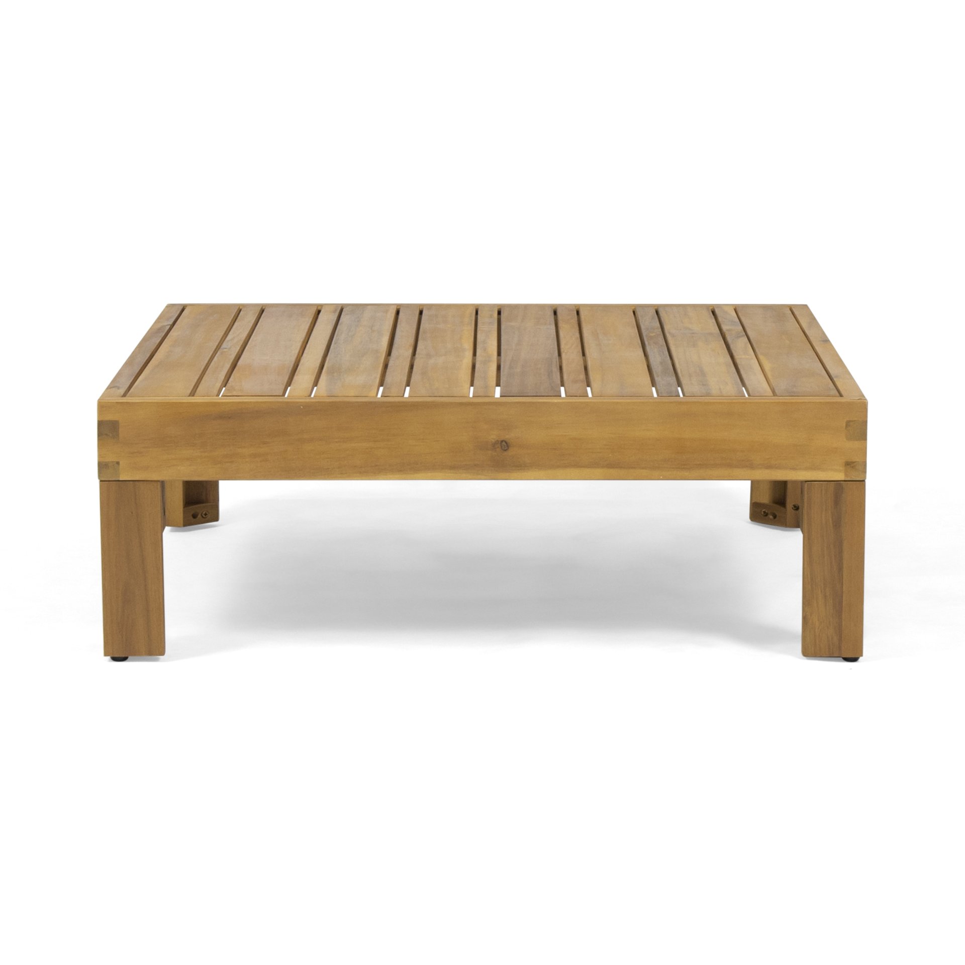 Brava - X Back Corner Bench L With Coffee Table - Red - Image 2
