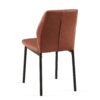 Dining Chairs Living Room Chair Modern Kitchen Armless Side Chair With Metal Legs (Set of 4) - Brown - Image 9