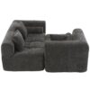Sectional Sofa Full Compressed Sofa Modular Sofa Couch Free Combined Sofa With Deep Seating And 2 Side Pockets For Living Room - Gray - Image 24