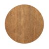 Topmax - 5 Piece Modern Extendable Round Dining Table Set With Removable Leaf For Small Places - Walnut / Beige - Image 12