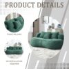 High Back Bean Bag Sofa Lounger For Adults And Kids, Indoor & Outdoor, Durable - Emerald - Image 6