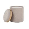 Tray - Contemporary Nesting Ottoman Set - Light Brown / Natural - Image 4