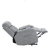 35.4" Electric Power Lift Recliner Chair, Fabric Recliner Chair, Home Theater Seating, Living Room Chair, Side Pocket, Remote Control - Light Gray - Image 15