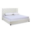 Manhattan - Shelter King Platform Bed Frame - Antique White - Image 12