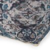 Anita - Square Pouf Ottoman And Floor Cushion - Blue - Image 4