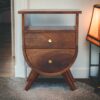 Split - Bedside Table - Chestnut - Image 10