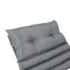 2 Piece Outdoor Chaise Lounge Chair Cushion Set, Polyester Replacement Seat Pads - Gray - Image 8