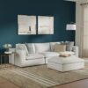 Jasmine - 3 Seater Sofa And Ottoman - Gray - Image 6